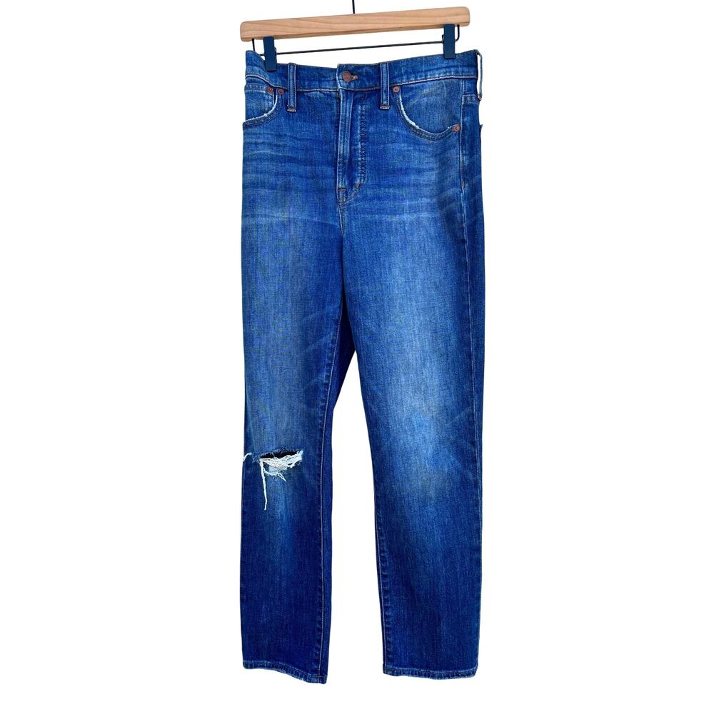 Madewell The Perfect Vintage Crop Jean, Ripped Knee, Size‎ 28